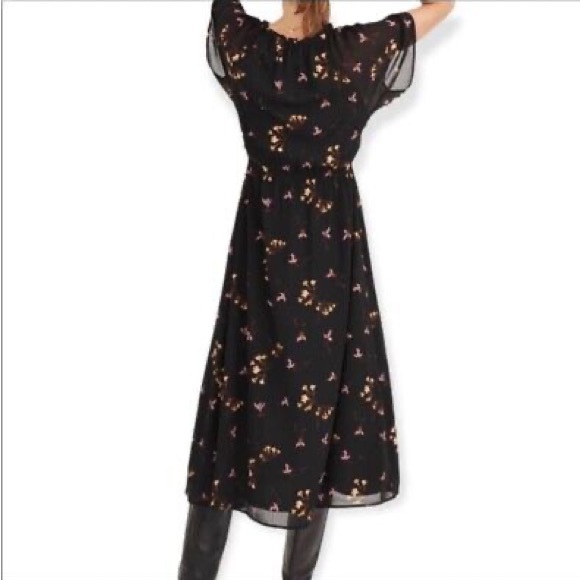 Madewell Georgette V neck beautiful floral midi dress from Bloomingdale’s. - Picture 2 of 13